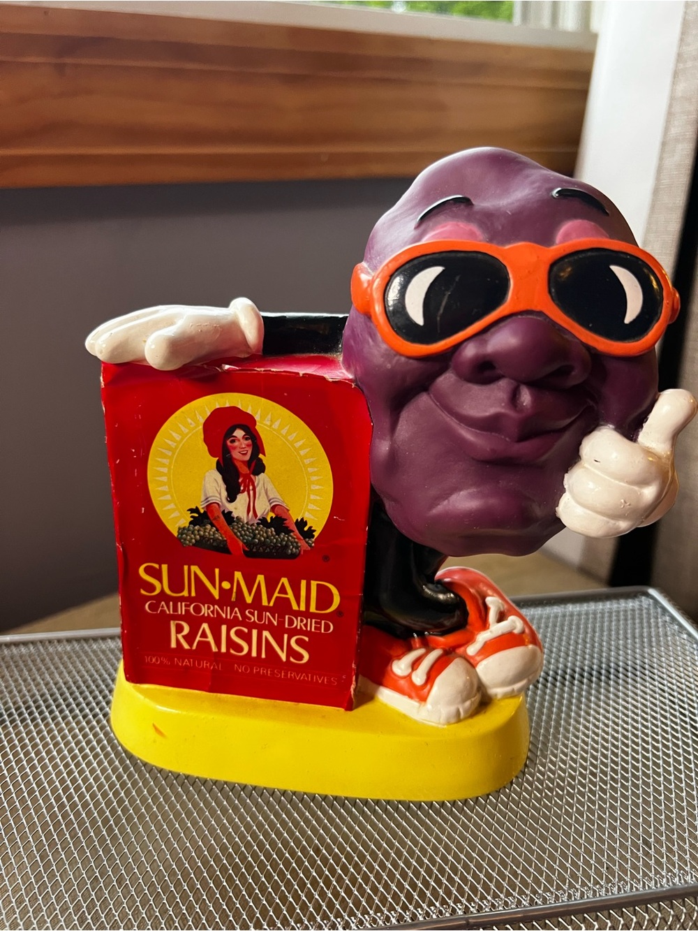 California Raisins Vinyl Coin Bank 1987